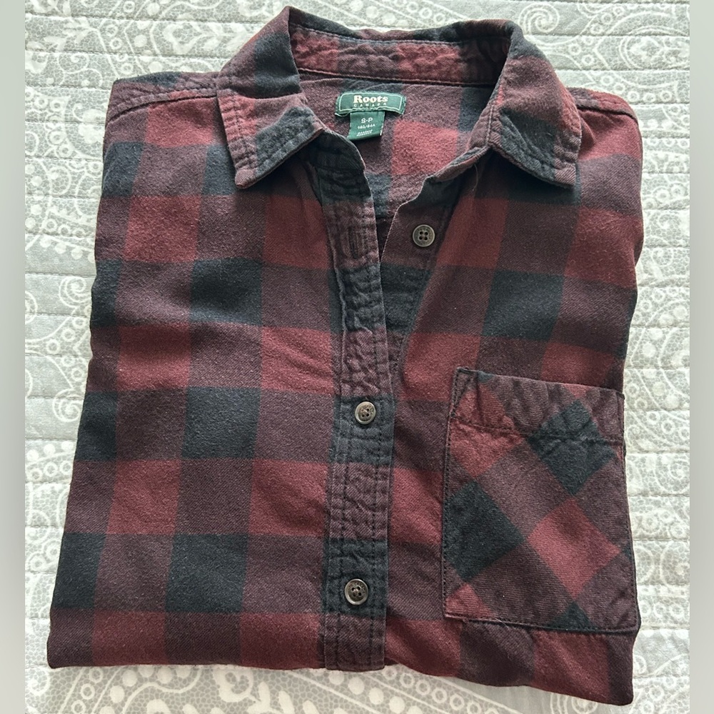 Roots Flannel Plaid Shirt